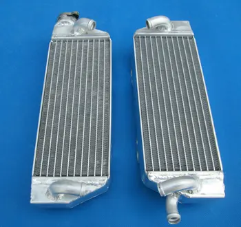Pa kreisi ar labo Alumīnija radiatoru, par KTM SX250 2003 2004 2005 2006 03 04 05 06