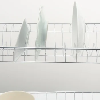 Virtuves trauku plaukts 2-layer grozu iegremdējot sadzīves mazgāšanas lielu virtuves izlietnes, trauku drenāžas žāvēšanas paliktnis organizators