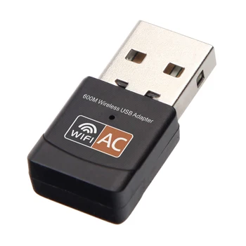 Kebidu Mini Bezvadu Wifi Adapteri 600Mbps Antenas 5/2.4 Ghz Daul Band USB, Wifi, WI-FI Tīkla Karte, 802.11 a/b/n/g Wifi Adapteri