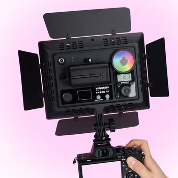 Yongnuo YN300 IV YN-300 IV RGB LED Video Gaisma 3200k-5500K RGB (krāsainas Kameras Foto Apgaismojums Studio Video