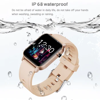 LIGE Jaunu Smart watch Sievietēm asinsspiediens, sirds ritma monitors Fitnesa tracker Sporta ūdensizturīgs sieviete Smartwatch Reloj Inteligente