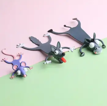 Kawaii 3D Grāmatzīmi Dzīvnieku Mazināja Kaķi, Trusi, Peli, Grāmatzīmes Radošo Vilks Grāmata Zīmēm Bērniem Meitenei Dāvanu Birojs Skolas Kawaii