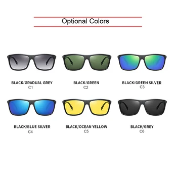 FONDYI itāļu Dizaina Vīriešu Dizainers Saulesbrilles UV400 Sporta Toņos UV400, Saules Brilles Jaunu Taisnstūri oculos de sol ar Lietā