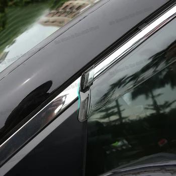 Lsrtw2017 akrila auto stiklu lietus vairogs durvju apăērbs sejas aizsargs honda crv 2012 2013 2016 cr-v 4 piederumi