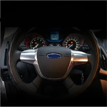 Ford Focus 3 MK3 (no 2012. līdz. gadam)/ KUGAS 2013. -.GADAM/C-MAX 2011-2017 Auto piederumi Stūre Dekoratīvās Uzlīmes