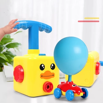 Karstā Izglītības Rotaļlieta Zinātnes Jauda Balonu Auto, Montessori rotaļlietas Eksperimenta Rotaļu Jautri Inerciālas Uzsākt Torņa Automašīnas Rotaļlietas Bērniem Dāvanu