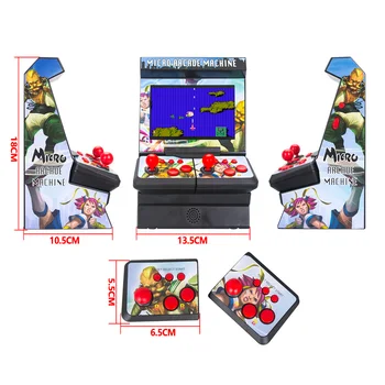 JAUNAIS 4.3 collu TFT Portatīvie Mini Retro Classic Bezvadu Rokas Spēļu Konsole Mikro Arcade Stacijas Iebūvēts 300 Spēles TV Izejas