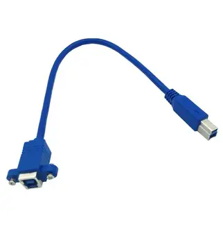 USB 3.0 B Vīriešu B Sieviešu Printeri, Skeneri, pagarināt kabeli, 30cm 1ft
