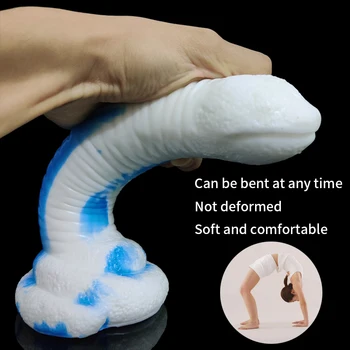 YOCY Sievietēm Anālais Rotaļlietas Silikona Dzīvnieku Reālistisks Dildo Čūska Muca Pievienojiet Anālā Seksa Produkti Erotiska Maksts Massager Geju Seksa Veikals