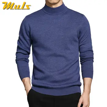 8Colors Muls augstas kvalitātes augstu uzrullētu apkakli džemperis vīriešiem sabiezēt adīt vīriešu pulovers ziemas bruņurupucis-kakla vīriešu džemperis plus izmērs M-6XL MS2999