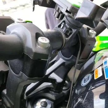 Bike GP der Kawasaki Versys 1000. gadā-UZ stūres Augstums ceļas uz augšu Adapteri alumīnija sakausējuma melns