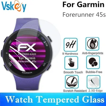 VSKEY 10PCS Rūdīta Stikla Garmin Priekštecis 45s Kārta Smart Skatīties Ekrāna Aizsargs, Diametrs 35mm Aizsardzības Plēves