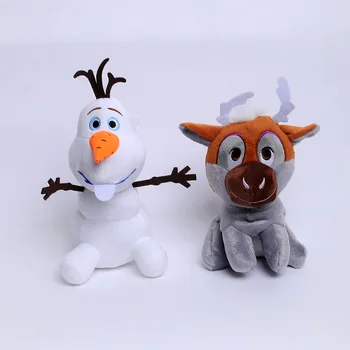 20cm Disney Saldēti 2 2019 Jaunu Filmu Feve Anna Elsa Princese sniegavīrs Pildījumu plīša lelle bērnu dzimšanas dienu mīksta plīša rotaļlietas