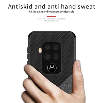 PINWUYO Gadījumā Motorola Moto Viena Tālummaiņas Ādas Telefonu Gadījumā, Par Motorola Moto P50, Ņemiet vērā, Mīksto Malu, DATORA Cietā seguma Gadījumā