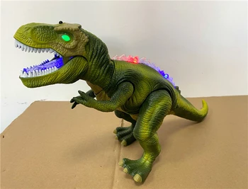 RC Dinozauru Bērniem Pet LED Tālvadības Tyrannosaurus Rex Acis Mirdz Staigāt Skaņas Zēns, Rotaļlietas Bērniem, Dāvanu