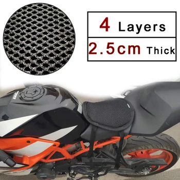 REESSOR Motociklu sabiezējums Seat Cover universal dzesēšana spilvenu siltumizolācijas un saules aizsardzības 3d spilveni vasaras
