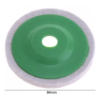 5gab/daudz Mini Precizitāti Mīksta Vilnas Pulēšanas Plāksnes Filca Ripu Metāla / Stikla / Keramikas