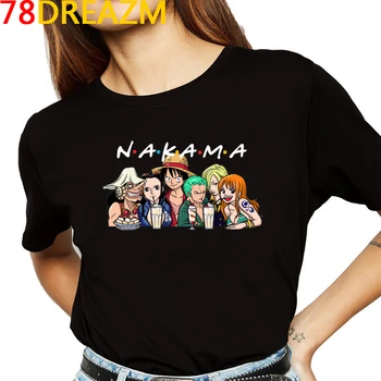 Jaunu Gabals Harajuku Smieklīgi Anime T Krekls Sieviešu Modes Japāņu Karikatūra T-krekls 90s Atdzist T Luffy Grafiskais Top Lakrosa Sieviešu