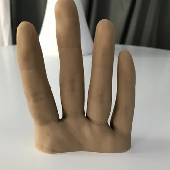 Naglas Prakses Silikona Rokas 3D Modeli Pieaugušo Manekena Viltus Roku Manikīrs Pedikīrs Displeja Modelis Kustamo