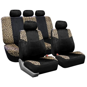 Automobiļi, Auto Sēdeklis Ietilpst Samta Pilns Komplekts, Automašīnu Seat Cover Universal Fit Interjera Aksesuāri, Sēdekļa Aizsargs Leopard Auto-Stils