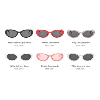 WOENFEL Ovālas formas Saulesbrilles Modes Toņos Vintage Kaķa Acs, Saules Brilles Sievietēm, Vīriešiem Dizainers Klasisko Luksusa Zīmolu Sieviešu Ceļojumu Brilles