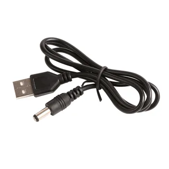 USB, lai DC5.5 DC Uzlādes Elektronisko kabeļu Līnijas Elektroniskās ierīces USB DC 5.5 * 2.1 mm Vara Serdi Strāvas Vadu, Kabeļu 100gab