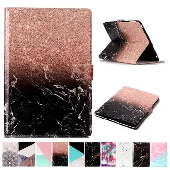 Case for Samsung Galaxy Tab 2019 SM-T510 SM-T515 T510 T515 Smart Stāvēt Vāks TabA 10.1 2019 Kartes slots tablete gadījumā+filma+pildspalva