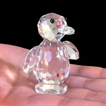 Jauki Kristāla Pingvīns Figūriņas Miniatūras Stikla Dzīvnieku Mini Skulptūru Prese Kolekcija Mājās, Galda Dekori Bērniem Xmas Dāvanas