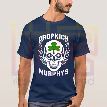 Jaunākās 2020. gada Vasaras Dropkick Murphys Galvaskausa Logo Kokvilnas Crewneck Tautas T Krekls Homme Topi, t-veida, S-4XL