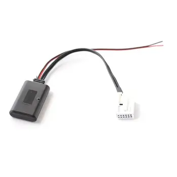 BMW E60 04-10 E63 E64 E61E70 E90/E91 E92 Auto 12Pin bluetooth Modulis Bezvadu Radio Stereo AUX-IN Aux Kabelis, Adapteris