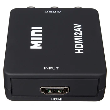 Mini HDMI, RCA Composite Video o AV Adapteri Pārveidotāja Adapteris, 720P, 1080P