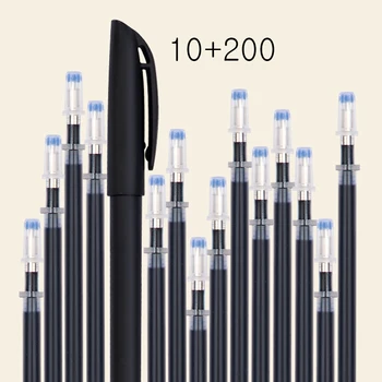 210 Gab./komplekts Automātiski Izzūd Piepildīt Fedings Kasetne Normālā Temperatūrā Tinte Pazūd Lēnām Gēla Pildspalva Piepildīt Lodīšu Pildspalvas