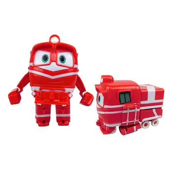 6pcs/set Robots Vilcienu Transformācijas Kay Alf Dinamisku Vilcienu Ģimenes Deformācijas Vilcienu, Automašīnu rīcības attēls rotaļlietas rotaļu lelle