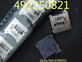 (10PCS)(50GAB)(100GAB) Augstas kvalitātes 492250821 49225-0821 49225 0821 Micro SD savienotājs
