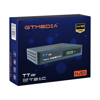 GTMEDIA TT PRO TV Kastē Combo DVB-T2, DVB-C Satelīta Uztvērēju, 1080P Wifi Uztvērējs Bezmaksas Digitālo Uztvērēju, Pilna ātruma USB 3G dongle
