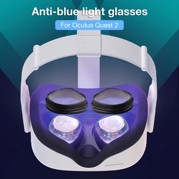 Magnētiskā Briļļu Rāmis Oculus Quest 2 VR Brilles Anti-Zils Lēcas Rāmja Klipu Objektīva Aizsardzību Oculus Quest2 VR Piederumi