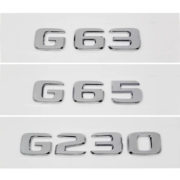 Par Mercedes AMG G63 G65 G230 G300 G350 G500 W176 W124 G Klases Auto Bagāžnieka ABS Plastmasas Piederumi Numuri, Logotipu, Emblēmu Stils