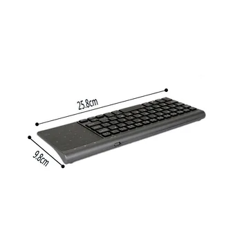 2.4 GHz Wireless Keyboard Mini Multimediju Tastatūra Grāmatiņa Klēpjdators, galda DATORS, TV Biroja Piederumi Datoru Papildierīces