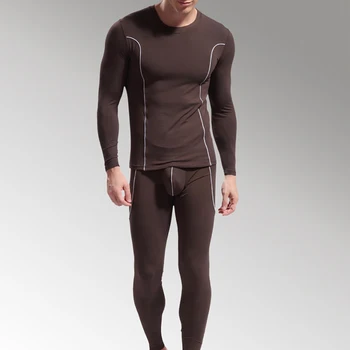 Modes Vīrieši Stripe Modelis Ar Garām Piedurknēm Seksīga Apakšveļa Slim-Fit Top Bikses Uzstādīts Jauns Vīrietis Mājās Naktsveļu Sleepwear Naktskrekls Vīriešiem