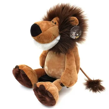 Mīksto Lauva Plīša Rotaļlieta Spilvena Pildījumu Dzīvnieku Lauva Nomierinātu Gulta lelle Bērnu Istabā Guļ Mate rotaļlietas bērniem Dāvanu Bērniem