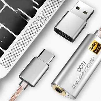 Portatīvo Pastiprinātājs iBasso Austiņu Adapteri DC01 DC02 USB DAC Android Tālrunis PC Tabletes 2,5 mm/3,5 mm HiFi Izīrē
