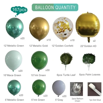 120pcs Melnā Zelta Baloniem, Konfeti noteikt Chrome Ballon Dzimšanas dienu Deco Puse, Kāzu Dekorēšana, Kāzu Jubileja Pasaules Metāla