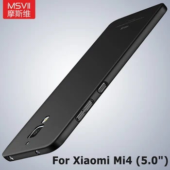 MSVII Gadījumos Xiaomi Mi4 Gadījumā Slim Matte Vāks Xiaomi Mi 4 4c 4.i Gadījumā Xiomi 4c Grūti PC Vāks Xiaomi Mi4c Mi4i M4 Gadījumos