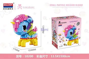 Balody Mini Bloki Gudrs Nelielu Zirgu Modeli Tokidoki Anime Ēkas Rotaļlietas Juguetes Bērniem Ziemassvētku Dāvanas Meitenēm Jauki Brinquedo