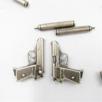 1/6 Mēroga Walther PP pistole II Pasaules Kara Sakausējuma Modelis Ieroci Statiskām Rotaļlietām 12