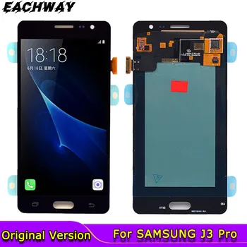 AMOLED J3110 LCD Samsung Galaxy J3 Pro LCD Displejs, Touch Screen Digitizer Rezerves daļas Par SAMSUNG j3 pro LCD Ekrāns