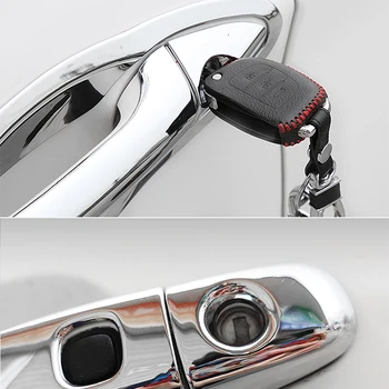 Par Peugeot 508 SW RXH 2011~2018 2012 2013 Stils Uzlīmes Apdare, Hromēti Durvju Rokturi Vāka krāsu Pielāgot Auto Piederumi