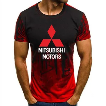 2019 Jauno vasaras Mitsubishi T-krekls vīriešiem un sievietēm darba īsām piedurknēm T Kamuflāžas krekls ar Īsām Piedurknēm tshirt