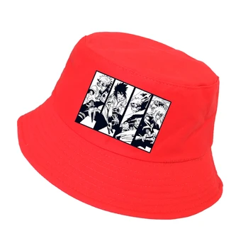 Anime Naruto Uchiha spaiņa cepuri Cosplay Cepuri Akatsuki drukāšanas Pavasara Vasaras Sievietēm, Vīriešiem, saules cepure kapelusz zvejnieka cepure