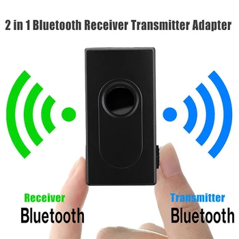 2-In-1 Bluetooth V4.2 Raidītājs Uztvērējs Bezvadu 3,5 mm Stereo Audio Mūzikas Adapteris Zema Latentuma Bluetooth Raidītāju Uztvērējs